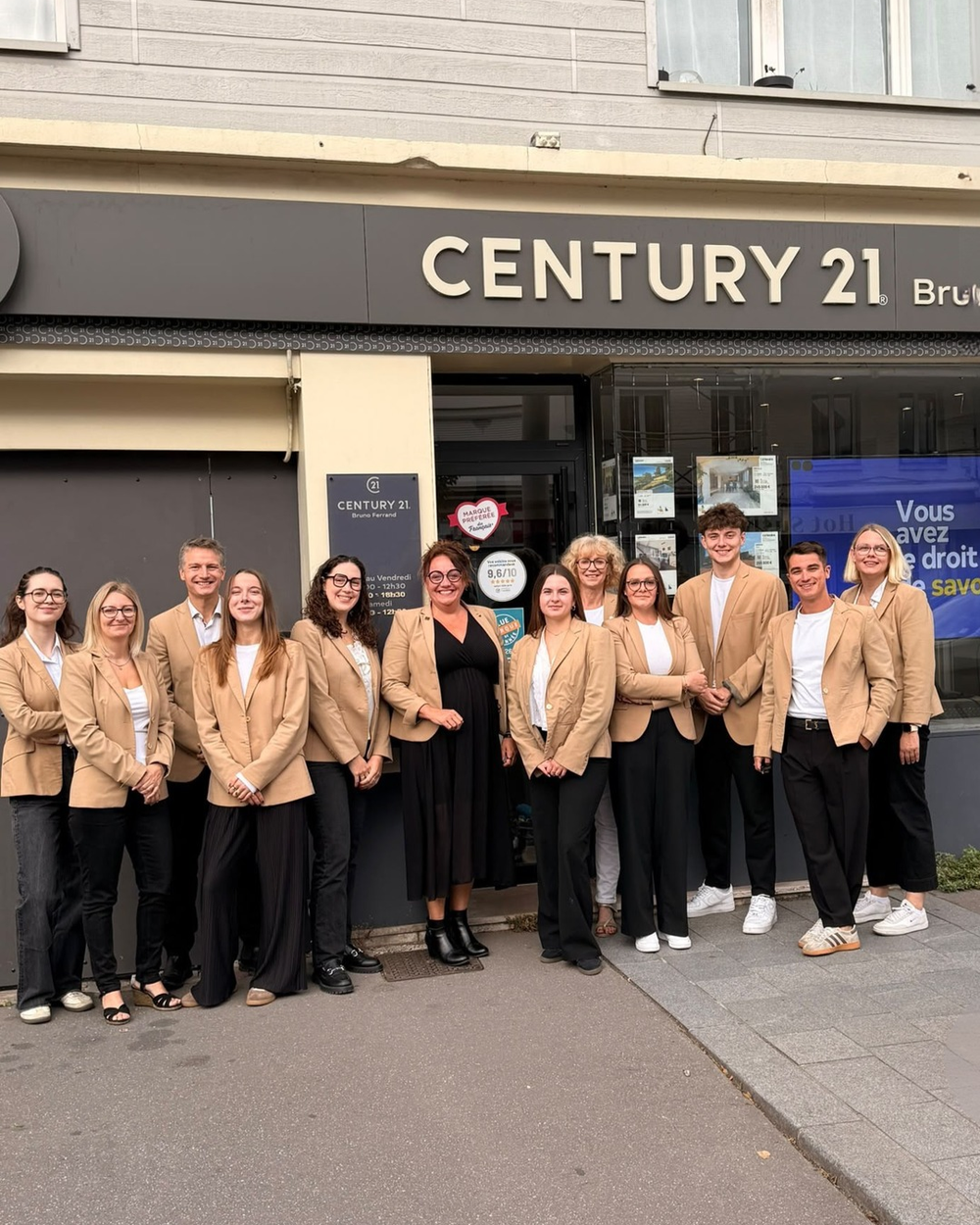 l'équipe de l'agence Bruno Ferrand