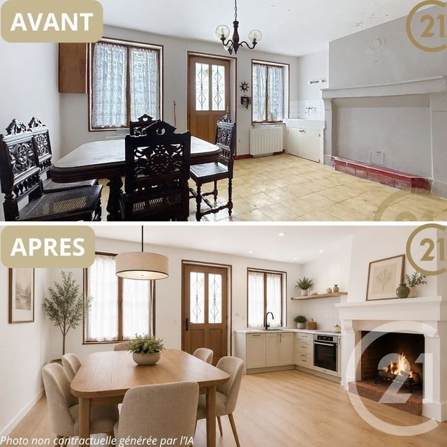 maison à vendre - 4 pièces - 60.5 m2 - MALAUNAY - 76 - HAUTE-NORMANDIE - Century 21 Bruno Ferrand