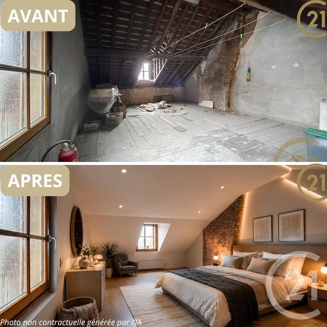 maison à vendre - 4 pièces - 60.5 m2 - MALAUNAY - 76 - HAUTE-NORMANDIE - Century 21 Bruno Ferrand